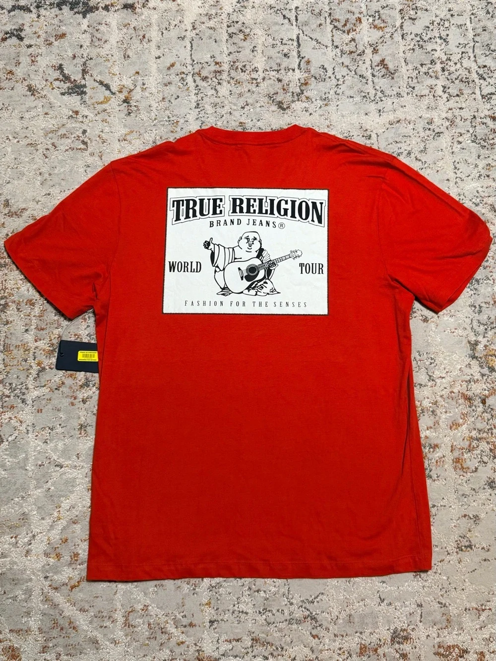 True Religion Brand Jeans Red Buddha Graphic T-Shirt XXL